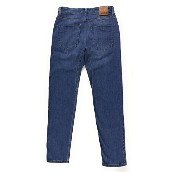 DUER Jeans Mens L2X Coolmax Performance Stretch Denim Size 30x31 Slim Fit - Picture 6 of 11